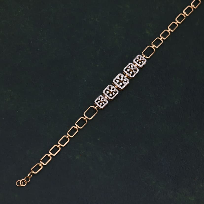 Quoriel Real Diamond Bracelet 14KT