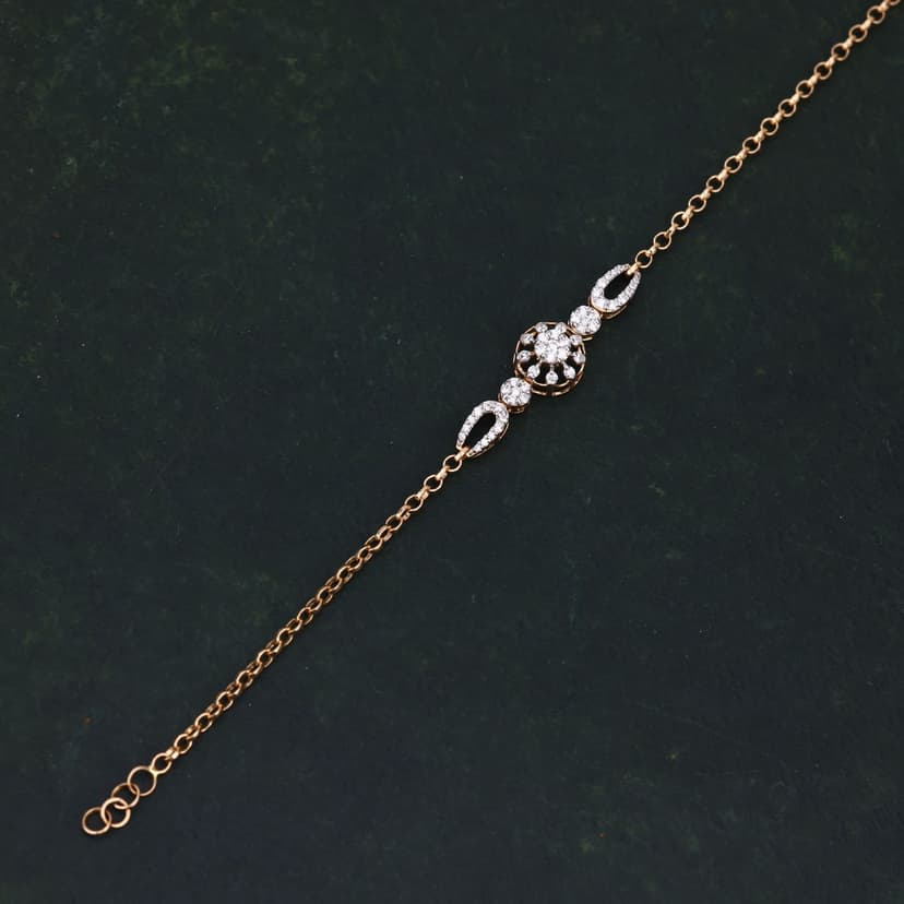 Lurevia Real Diamond Bracelet 14KT