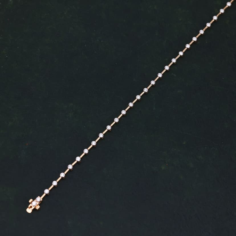 Bezlora Real Diamond Bracelet 14KT