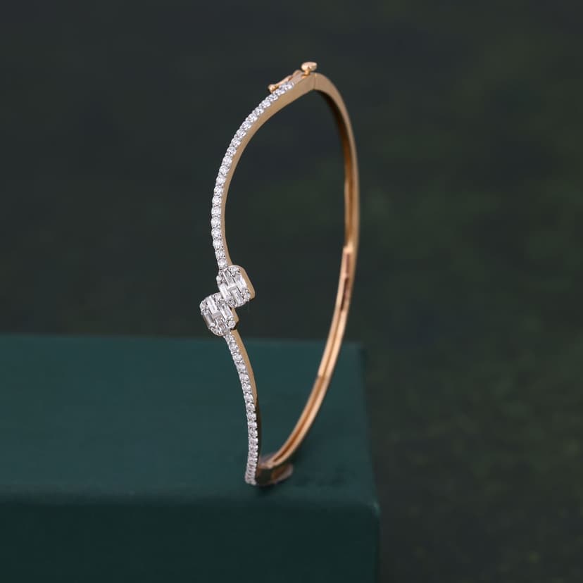 Zerivelle Real Diamond Kada 14KT