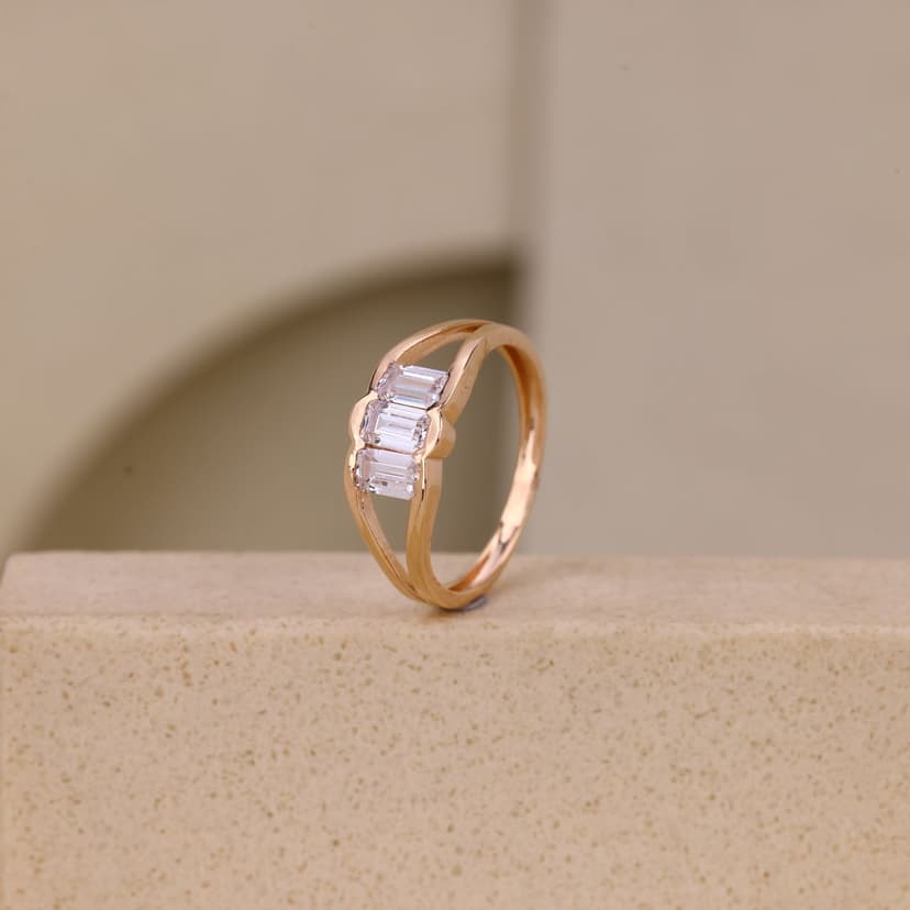 Élantréa Baguette Ring 18KT