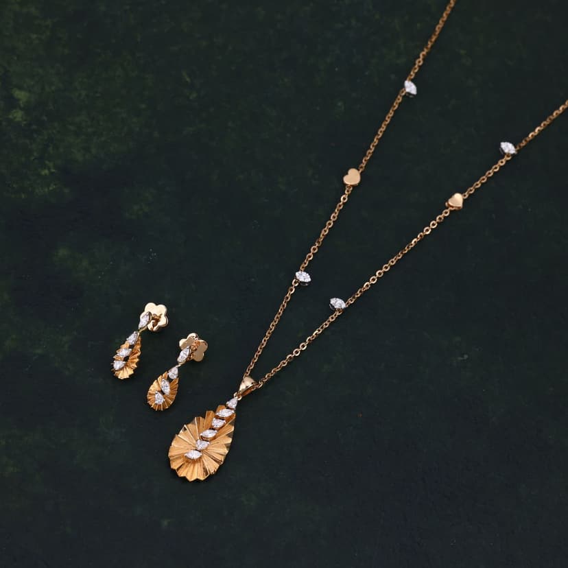 Novexa Real Diamond Chain Set 14KT