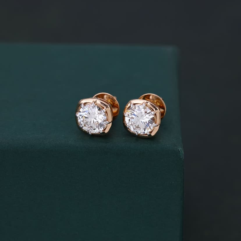 Veltrique Lab Diamond Earrings 14KT