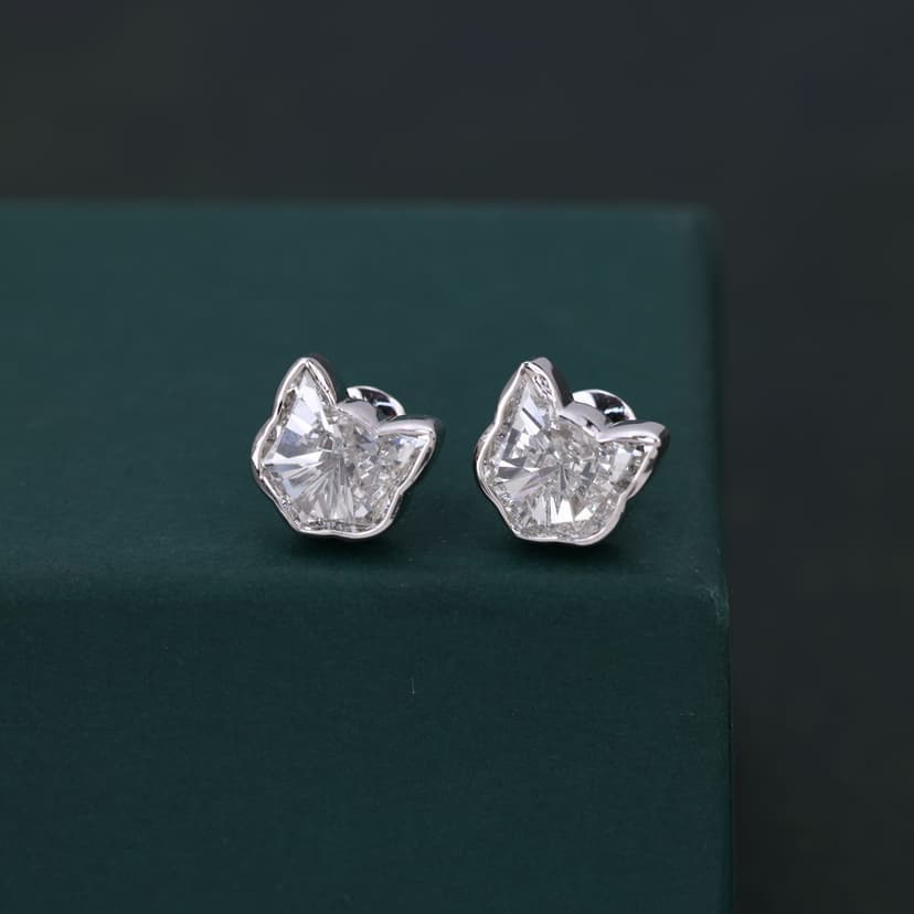 Miravelle Lab Diamond Earrings 14KT