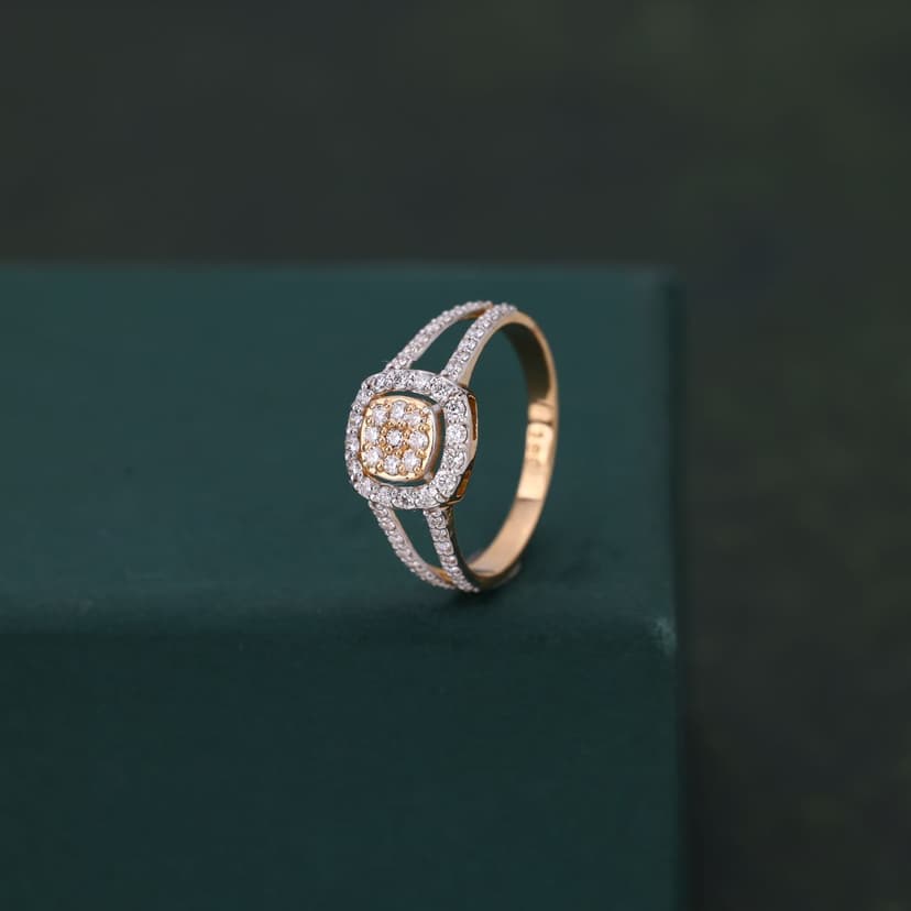 Thalorix Lab Diamond Ring 18KT