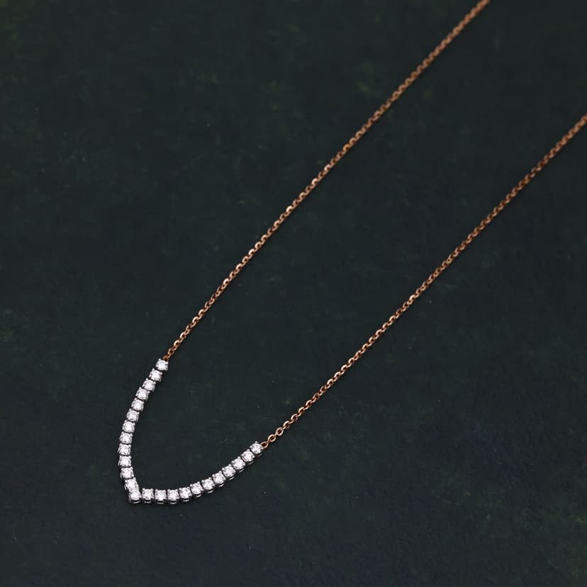 Orzenvia Real Diamond Chain 14KT