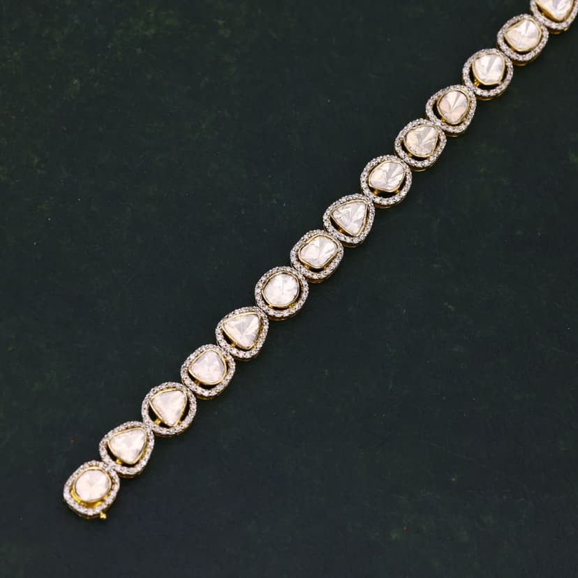 Orvessia Real Polki Bracelet 18KT