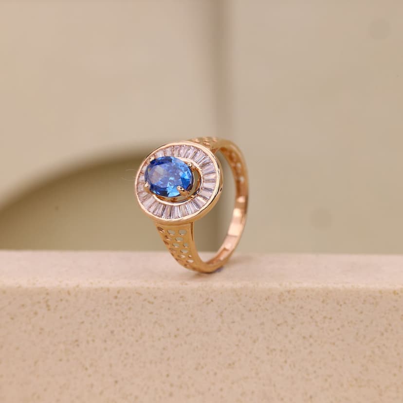Azuréline Halo Ring 18KT