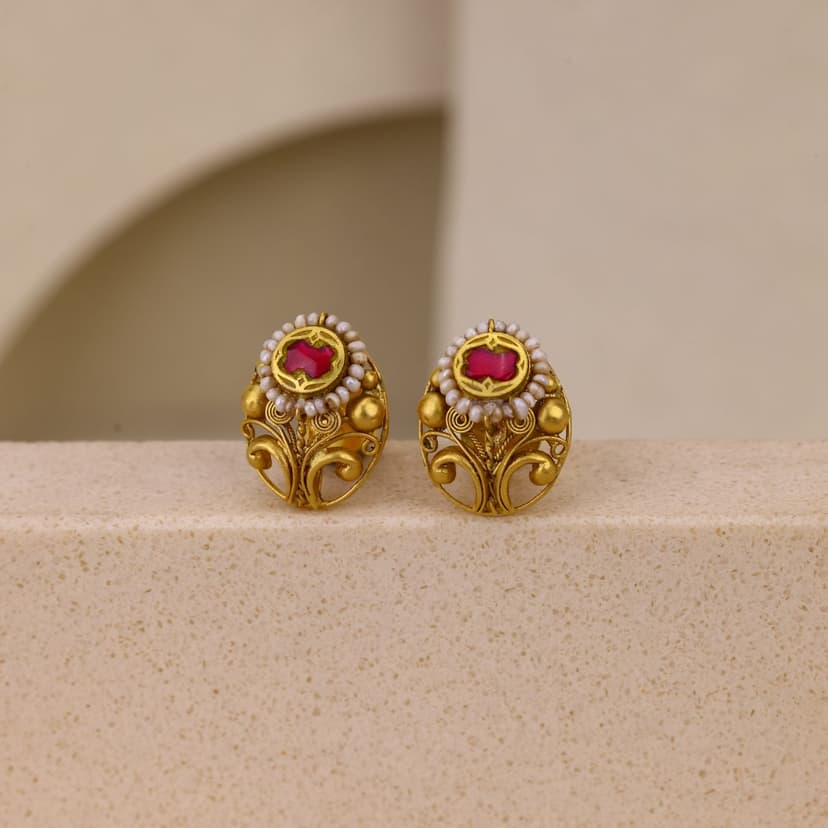 Rudravika Heritage Earrings 22KT
