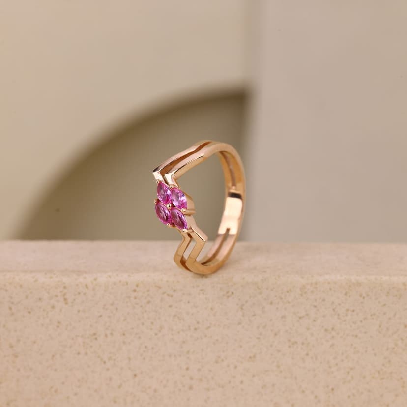 Roséllique Ring 18KT