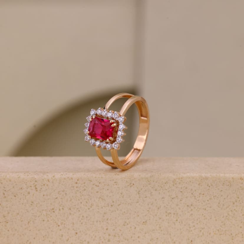 Rosé Virelle Ring 18KT