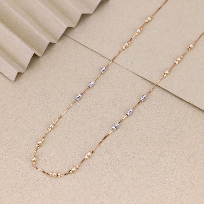 Pearlévia Rhythm Chain 18KT