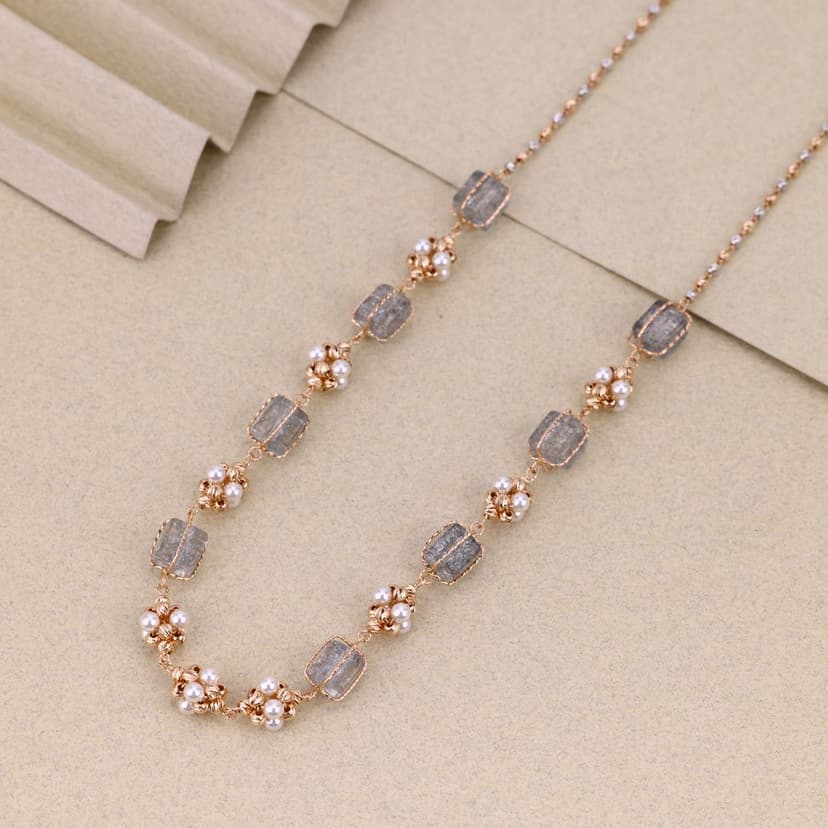 Pearlithé Bloom Chain 18KT