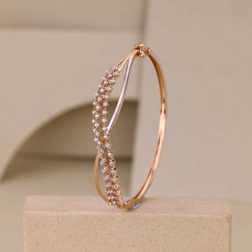 Celénique Mesh Kada 18KT