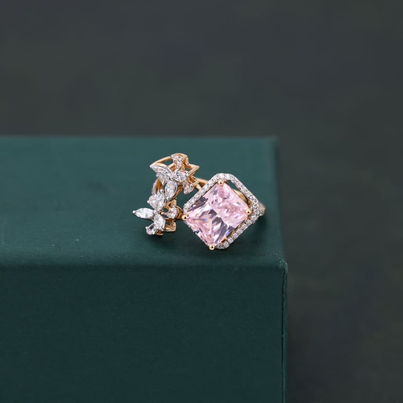 Rosvara Real Diamond Ring 14KT