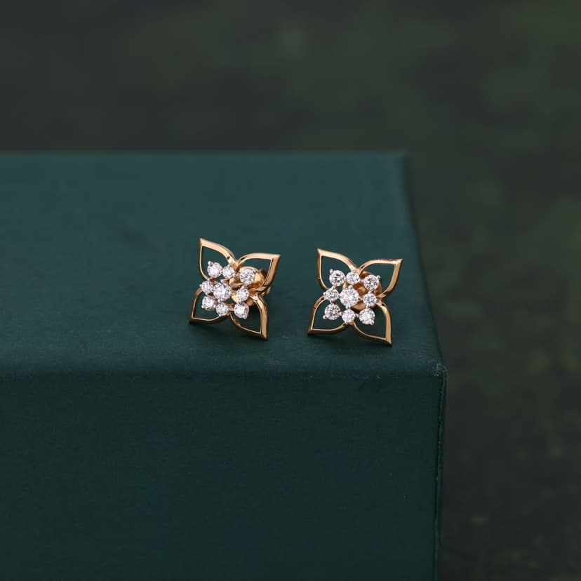 Lunvexa Real Diamond Earrings 14KT