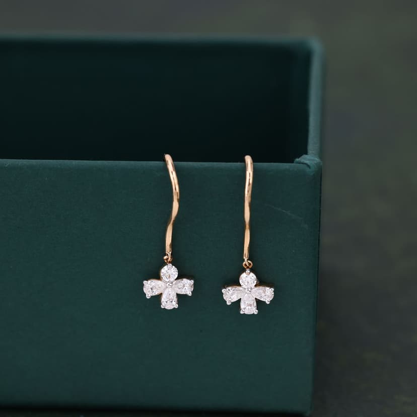 Xirelle Real Diamond Earrings 14KT