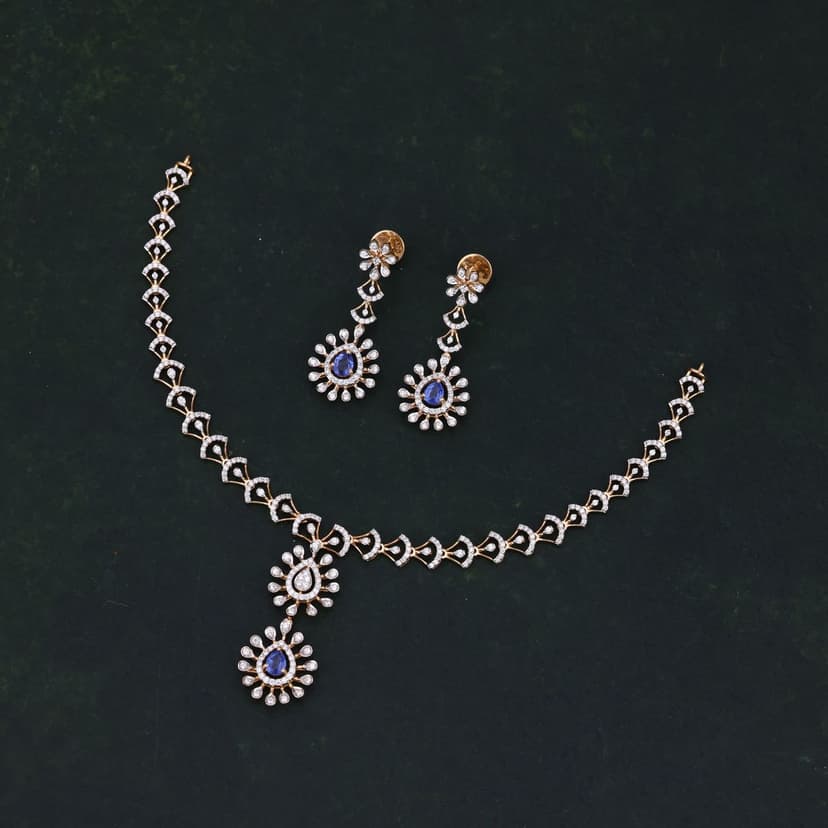 Florique Bloom Real Diamond Necklace 14KT