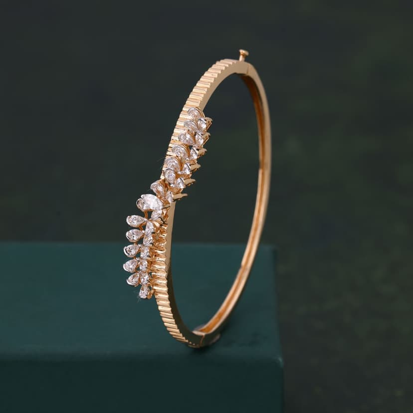 Zorvielle Real Diamond Kada 14KT