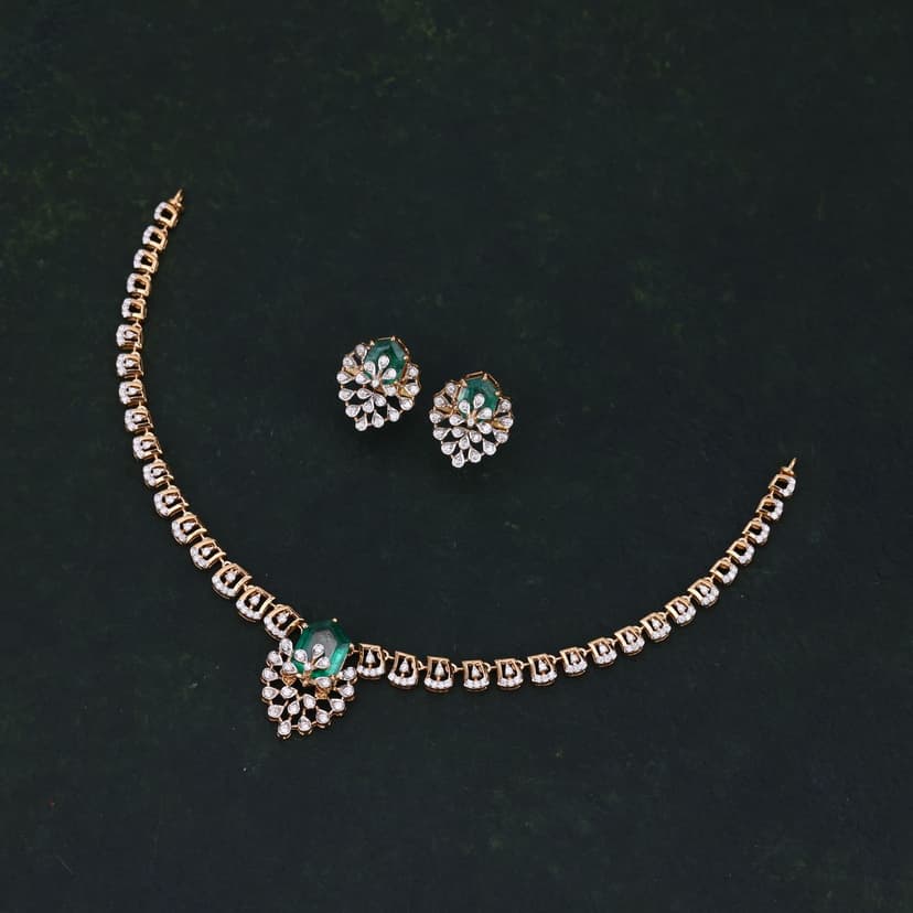 Verdara Bloom Real Diamond Necklace 14KT