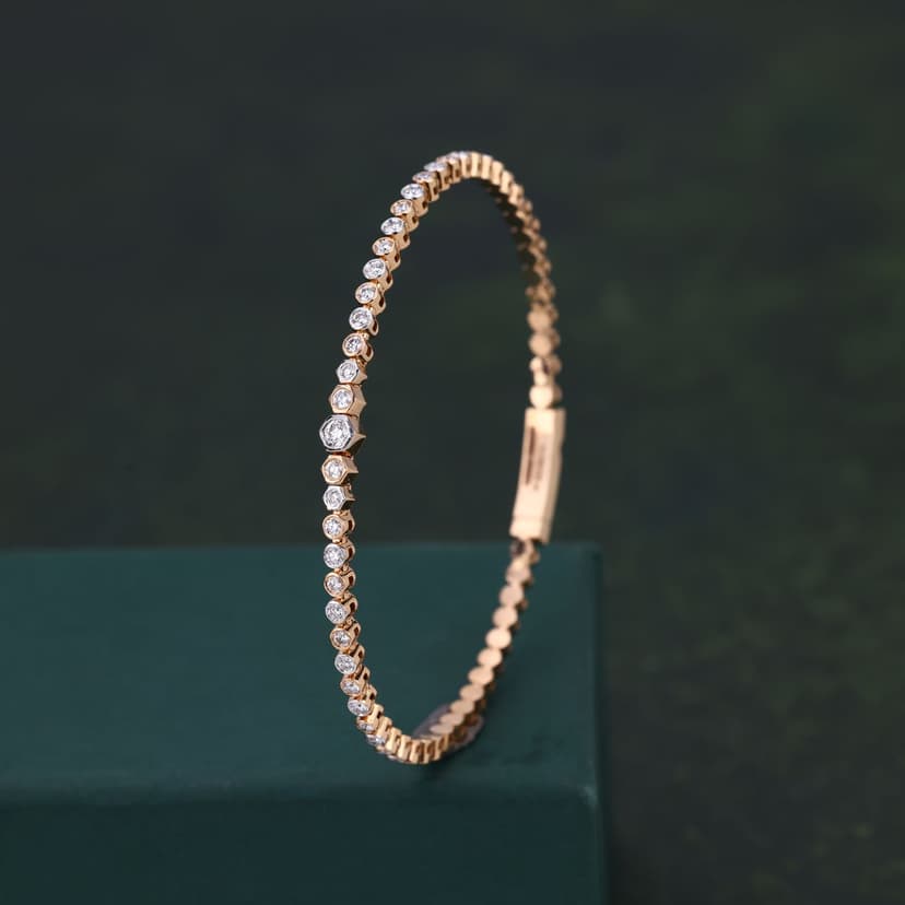 Zyveris Real Diamond Kada 14KT
