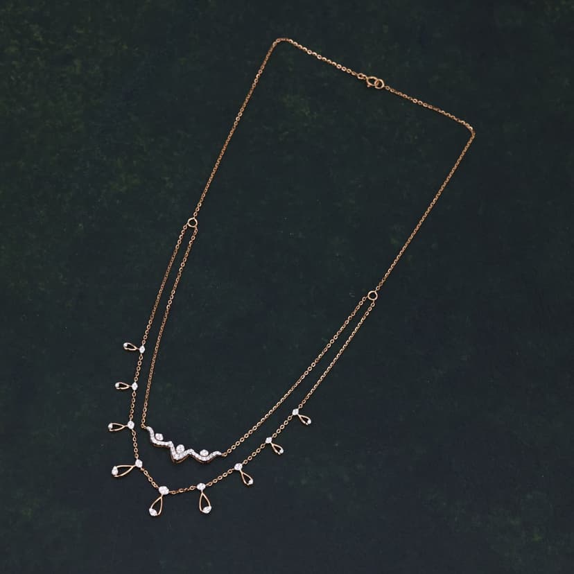 Elowen Real Diamond Chain 14KT
