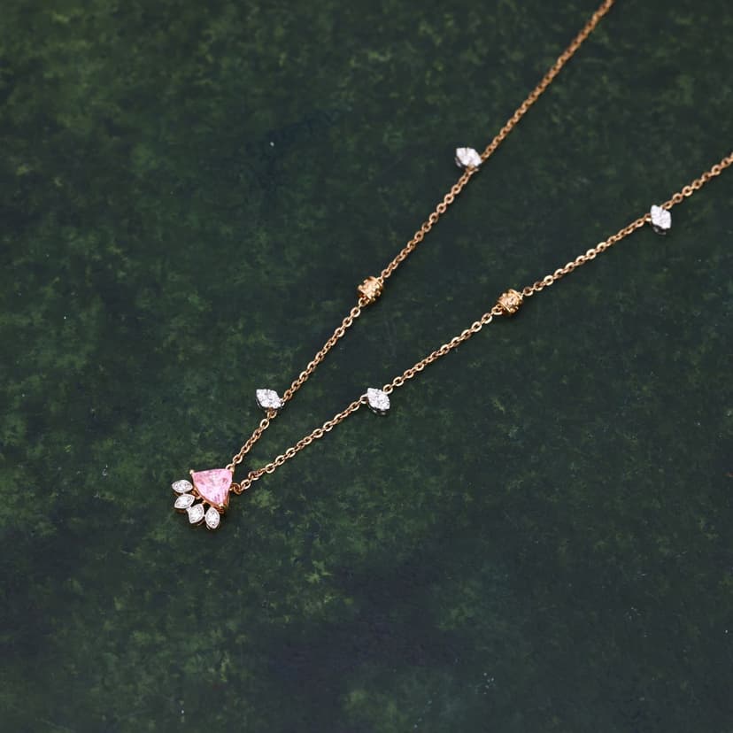 Orles Real Diamond Chain 14KT