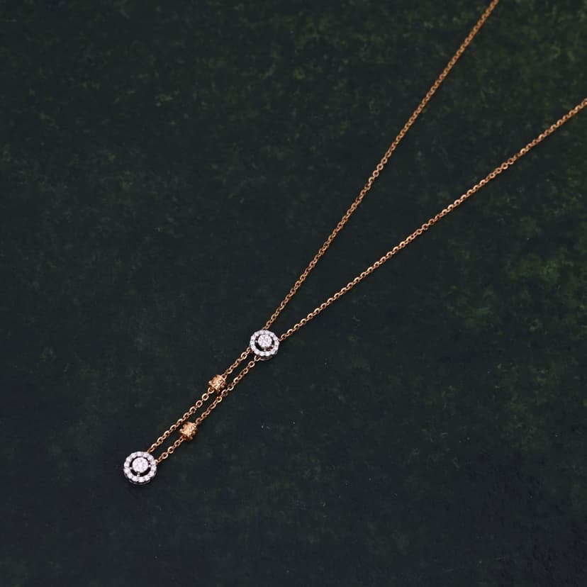 DIAerivelle Real Diamond Chain 14KT