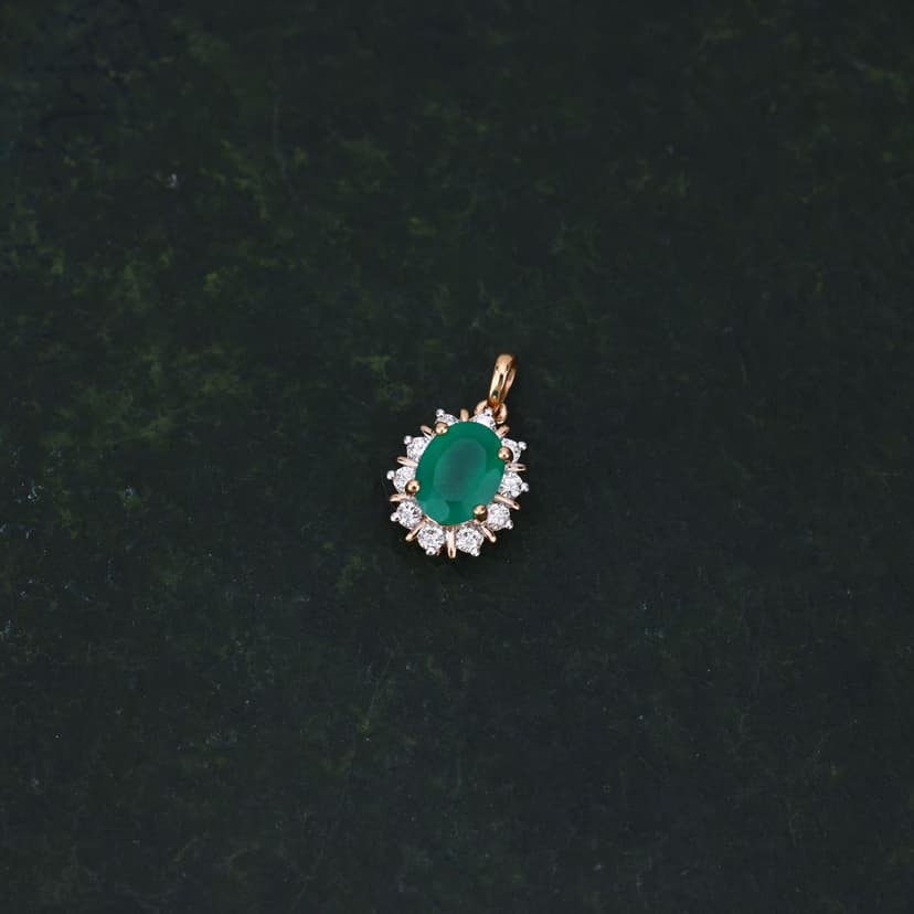 Elarisse Real Diamond Pendant 14KT