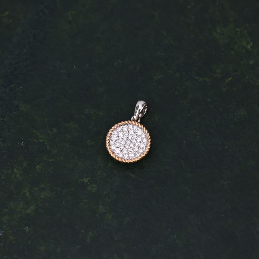 Rovelle Real Diamond Pendant 14KT