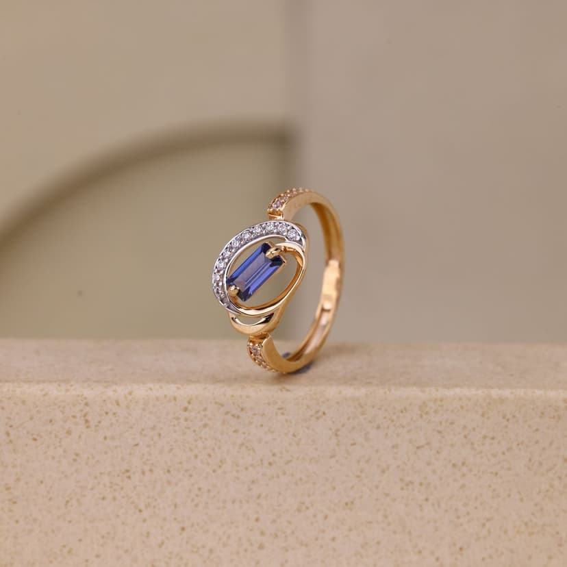 Saphyra Loop Ring 18KT