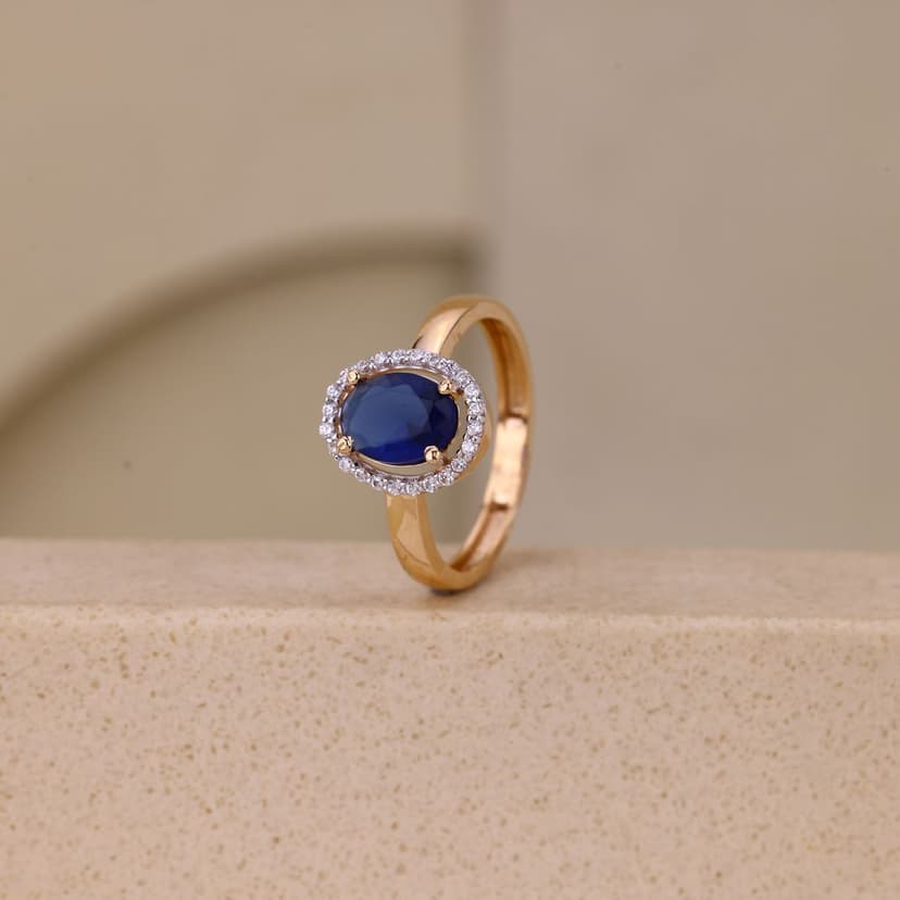 Navyra Blue Ring 18KT
