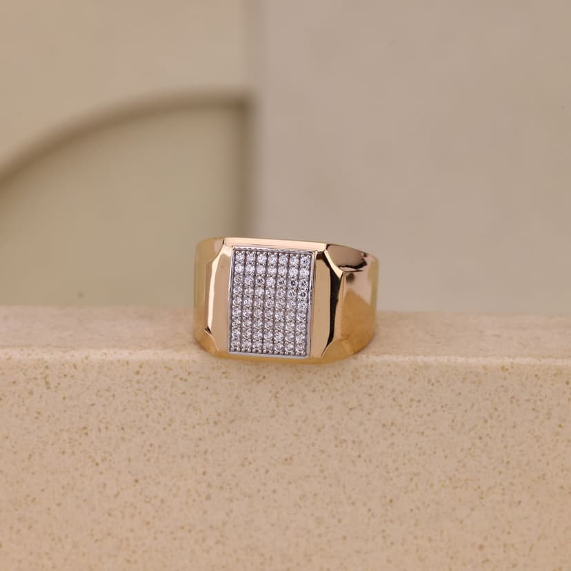 Orynox Grid Ring 18KT