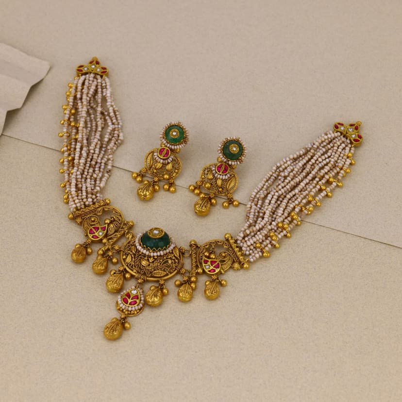 Aventrisha Heritage Necklace 22KT