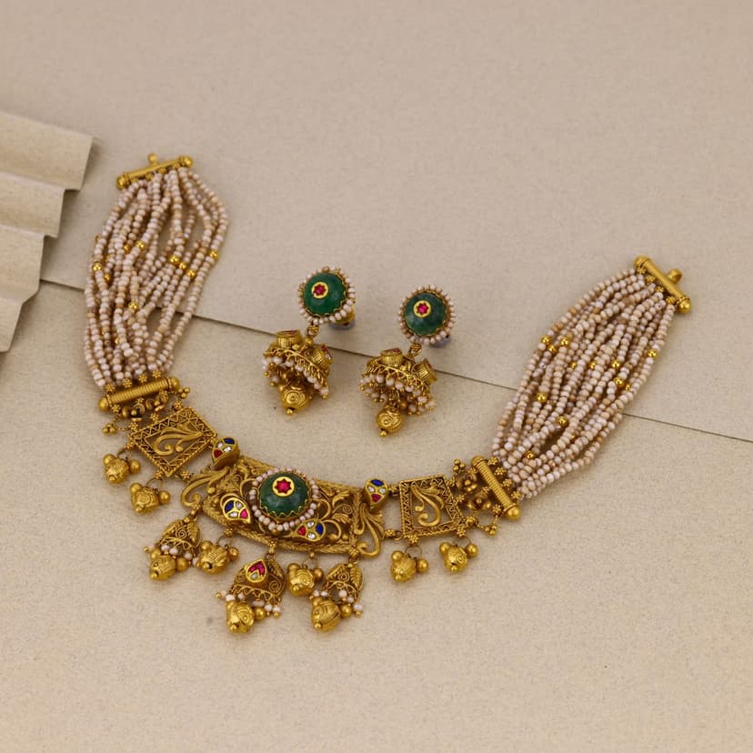 Avantrika Heritage Necklace 22KT