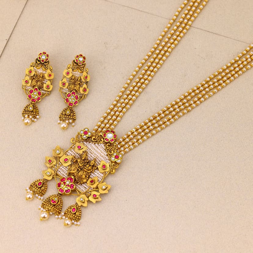 Rasavalli Antique Chain Set 22KT