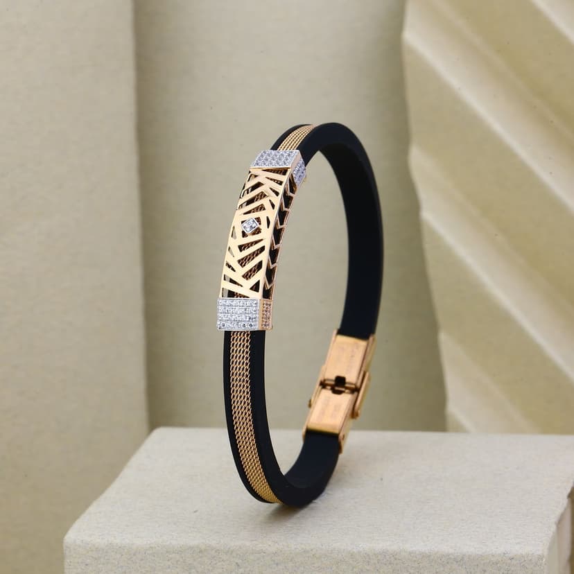 Kaelric Openwork Grid Kada 18KT