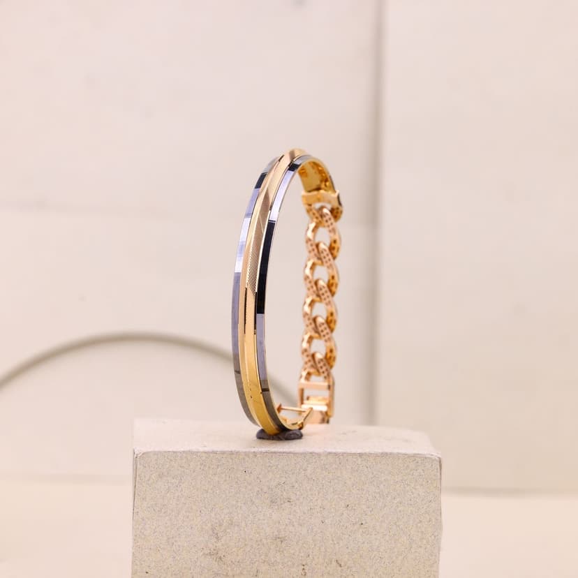 Zevrik Chainline Kada 18KT