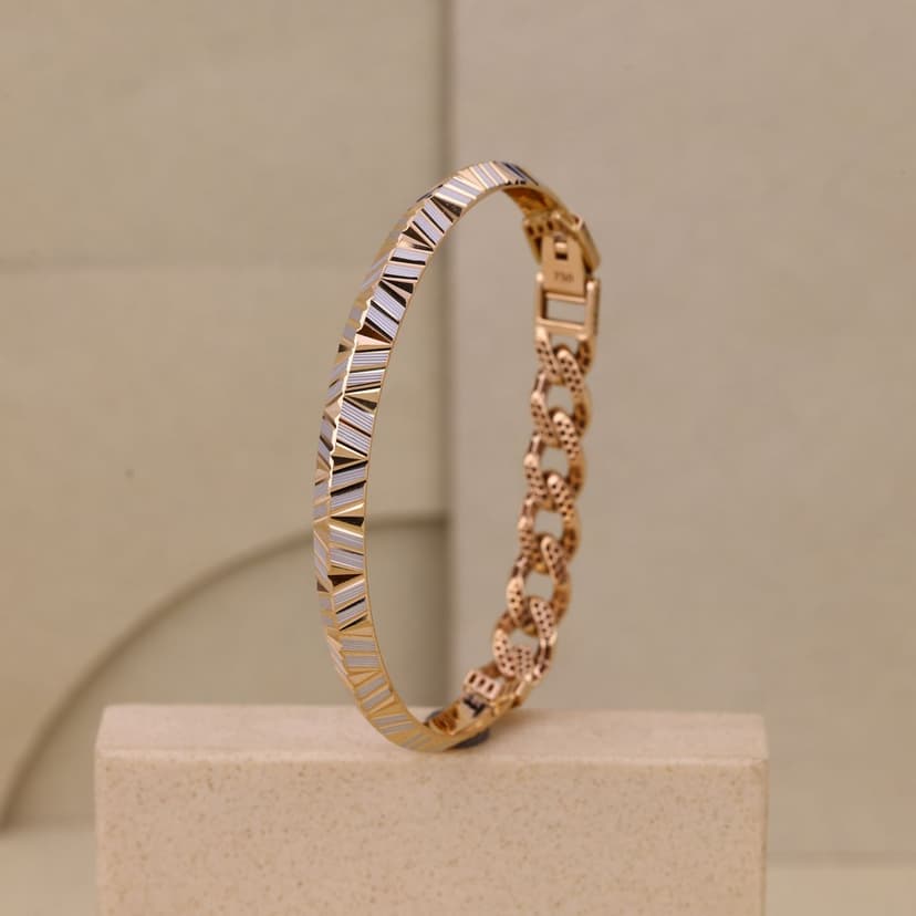 Veyron Facet-Link Kada 18KT