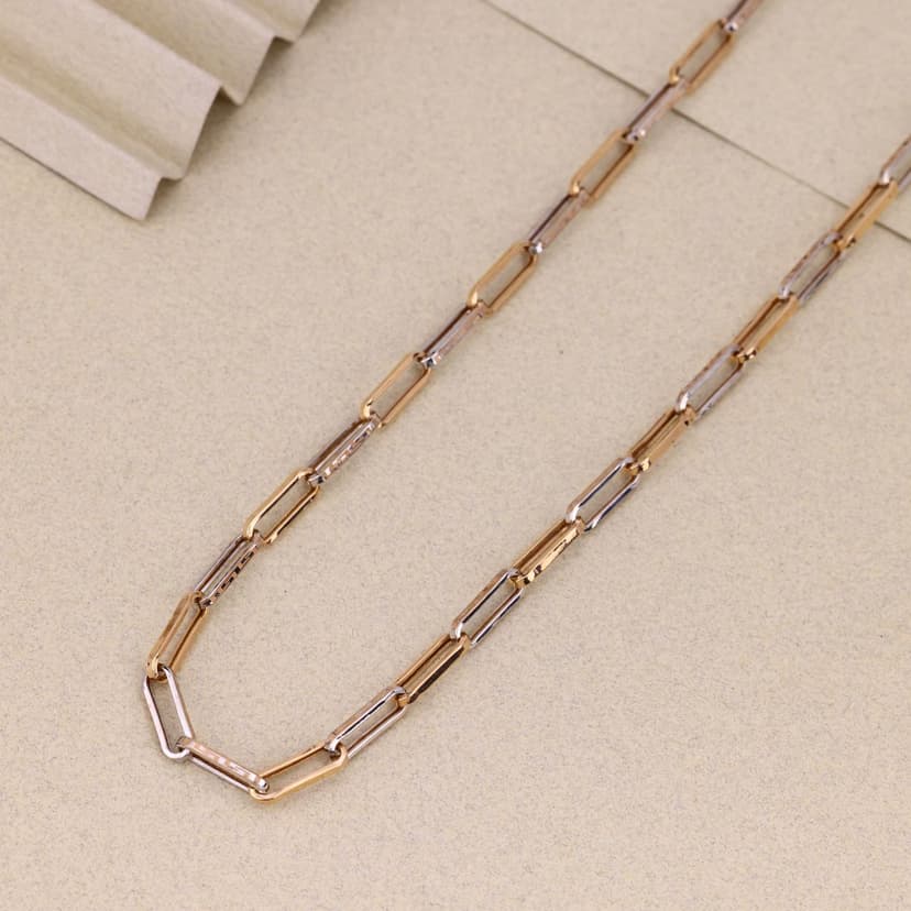 Rhysten Alterna-Link Chain 18KT
