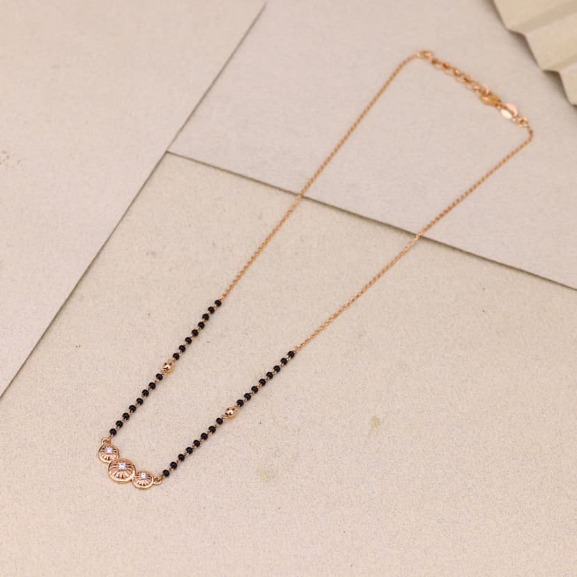 Zorienne Sunray Link Mangalsutra 18KT