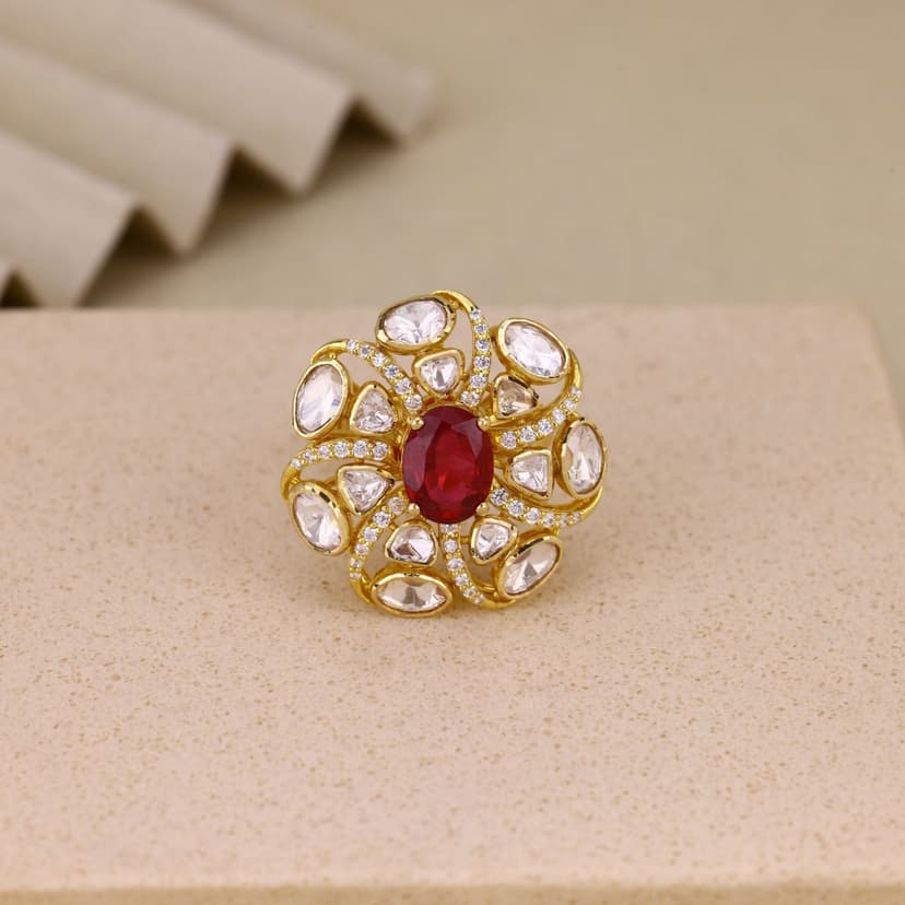 LADIES RING 18KT