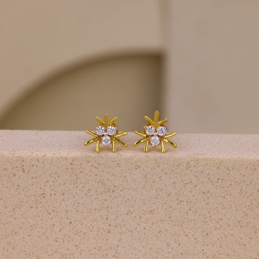 Lysora Sunbeam Earrings 22KT