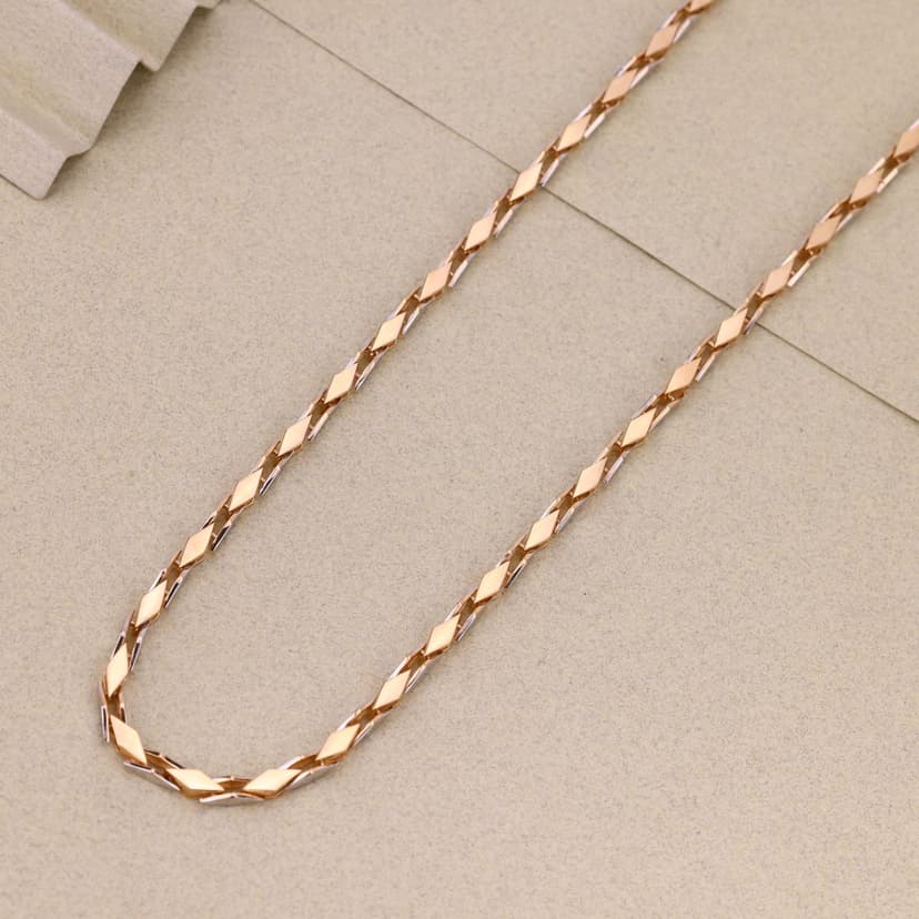 Korvian Edge Link Chain 18KT