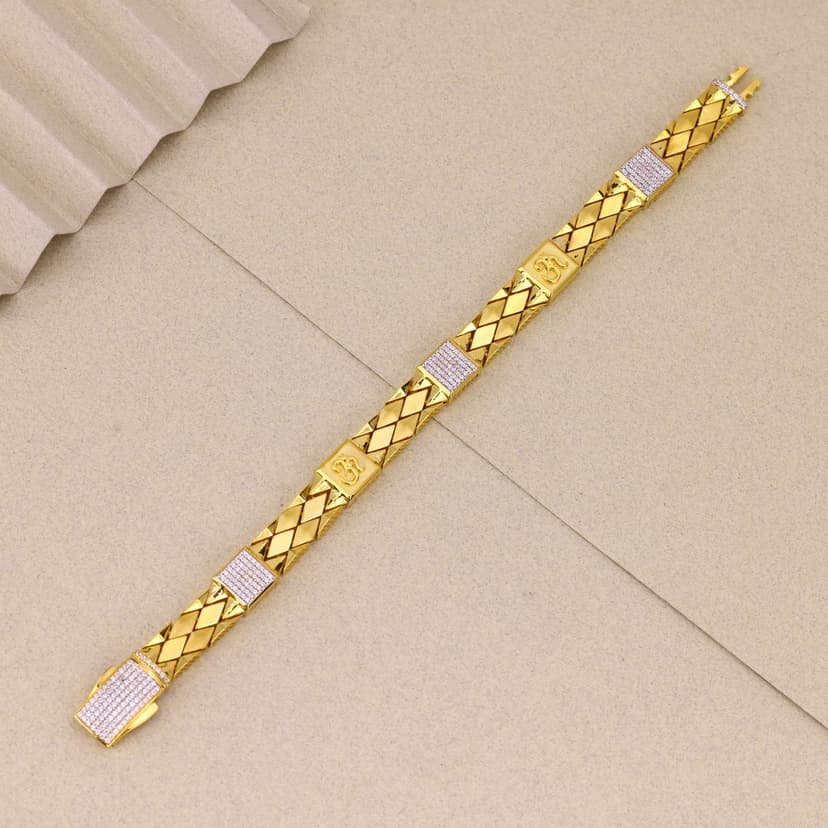 Kryvon Pavilion Link Bracelet 22KT