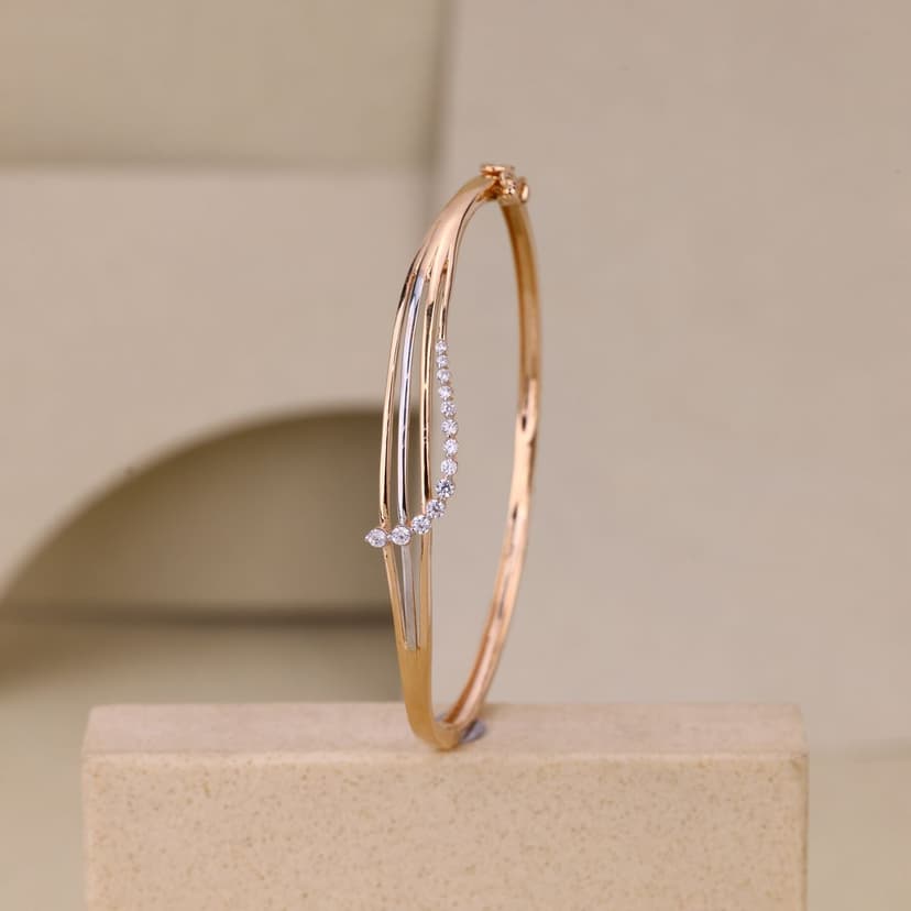 Rosévian Arc Stone Kada 18KT
