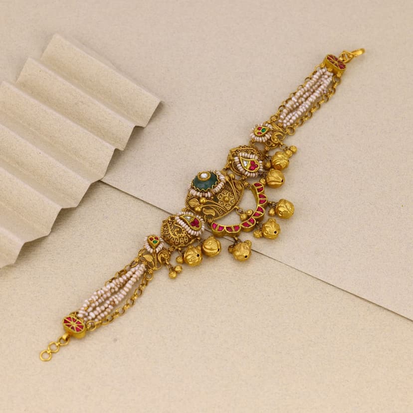 Harivallari Heritage Bracelet 22KT