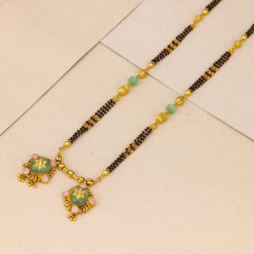 Hariprabha Antique Mangalsutra 22KT