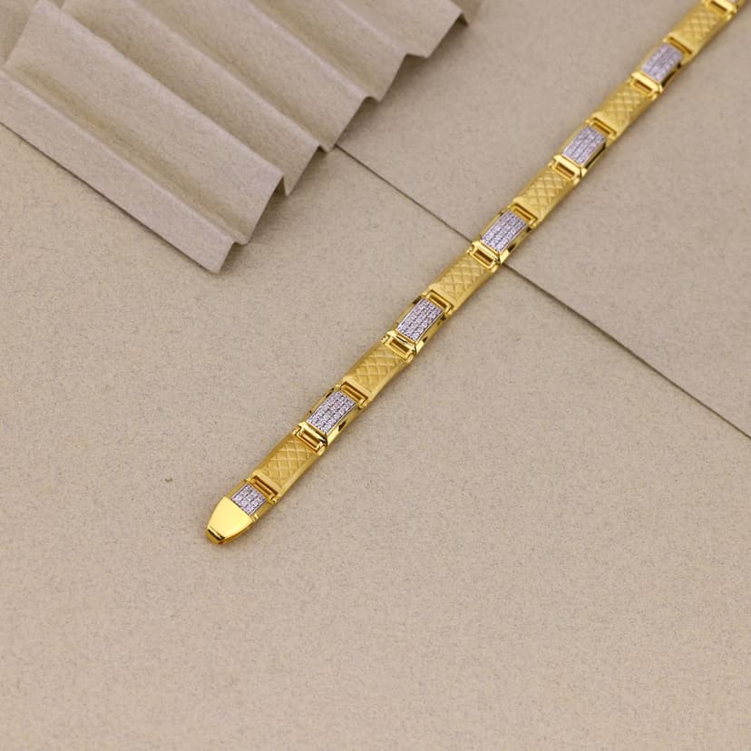 Verinox Panel Link Bracelet 22KT