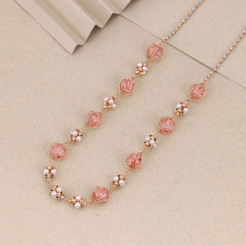 Perlinea Pearl Station Chain 18KT